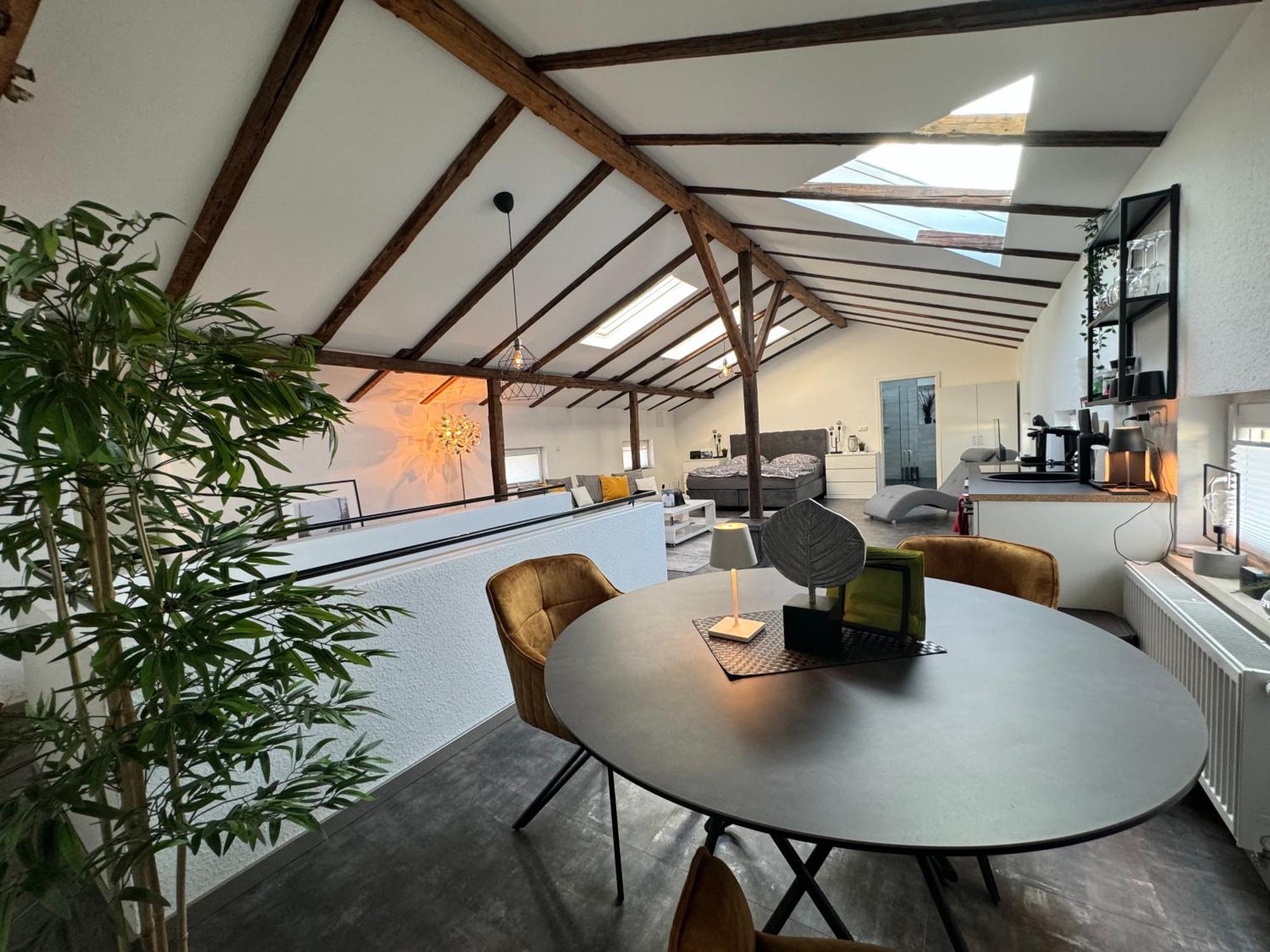 Appartamento Gleis 13 - The Loft Im Ehemaligen Lokschuppen Bückeburg Esterno foto